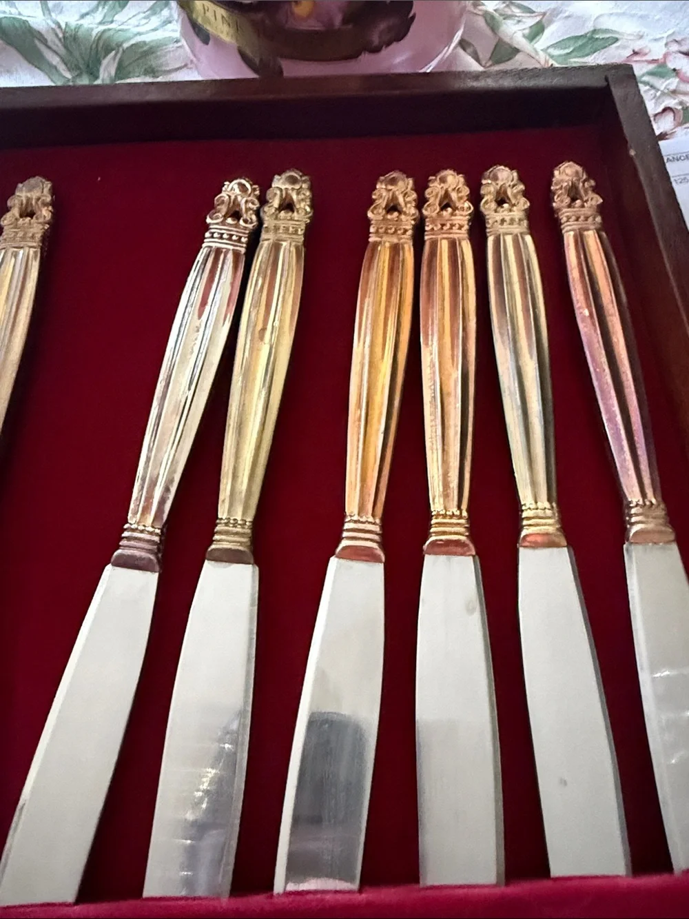 Vintage Godinger Gold Plated Flatware 65 piece Set